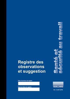 Commande de registre de sécurité d’entreprise